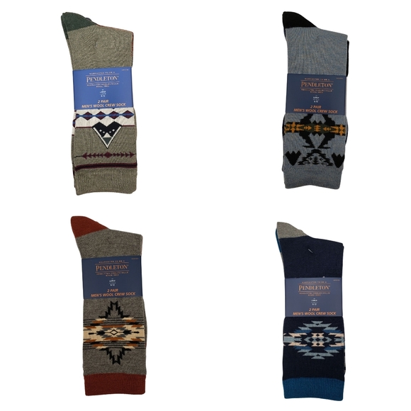 Pendleton Underwear & Socks Pendleton Crew Socks Wool Blend Men